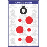 Algarismos Braille Õ 